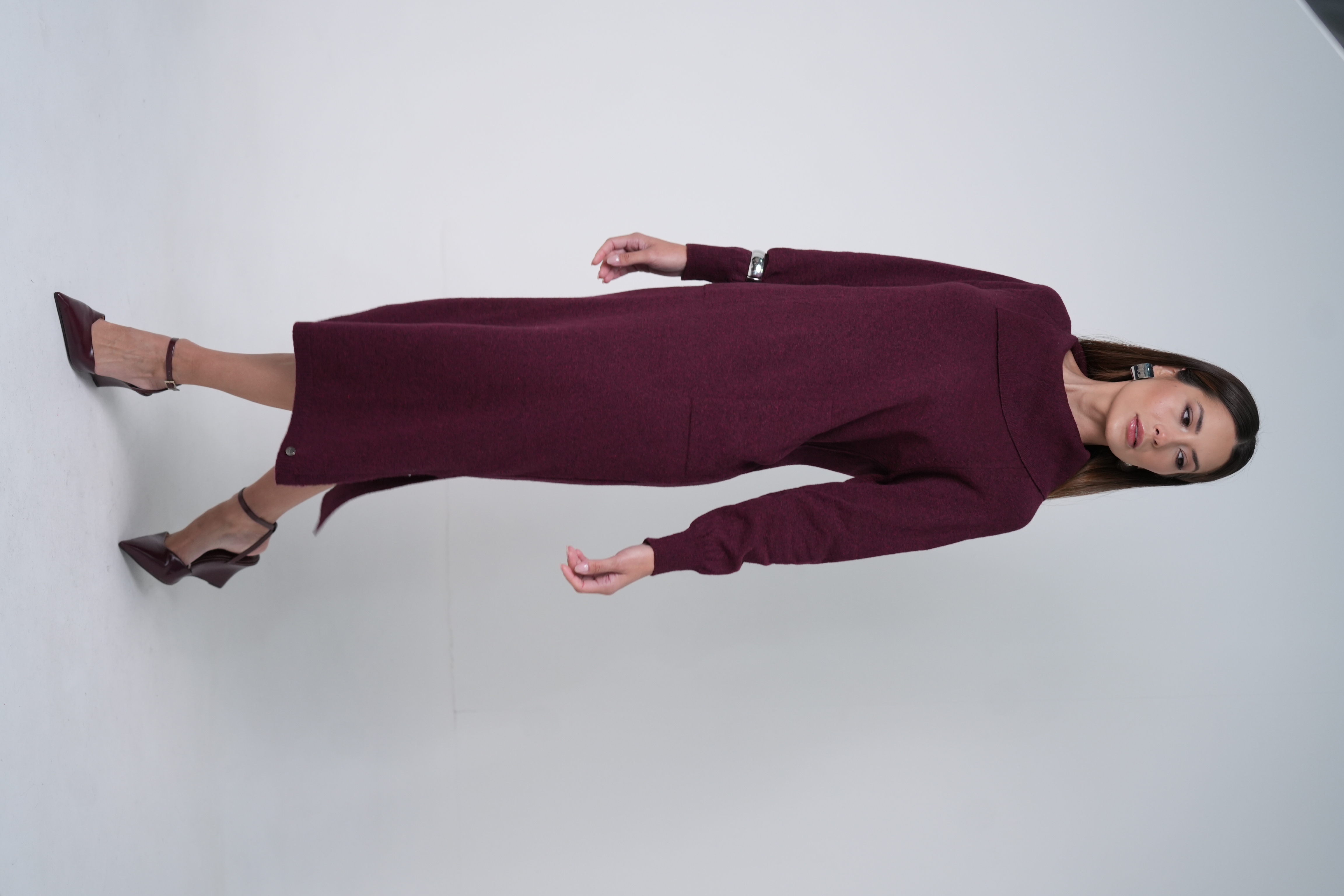 VESTIDO MEIA MALHA BRITANIA - hover