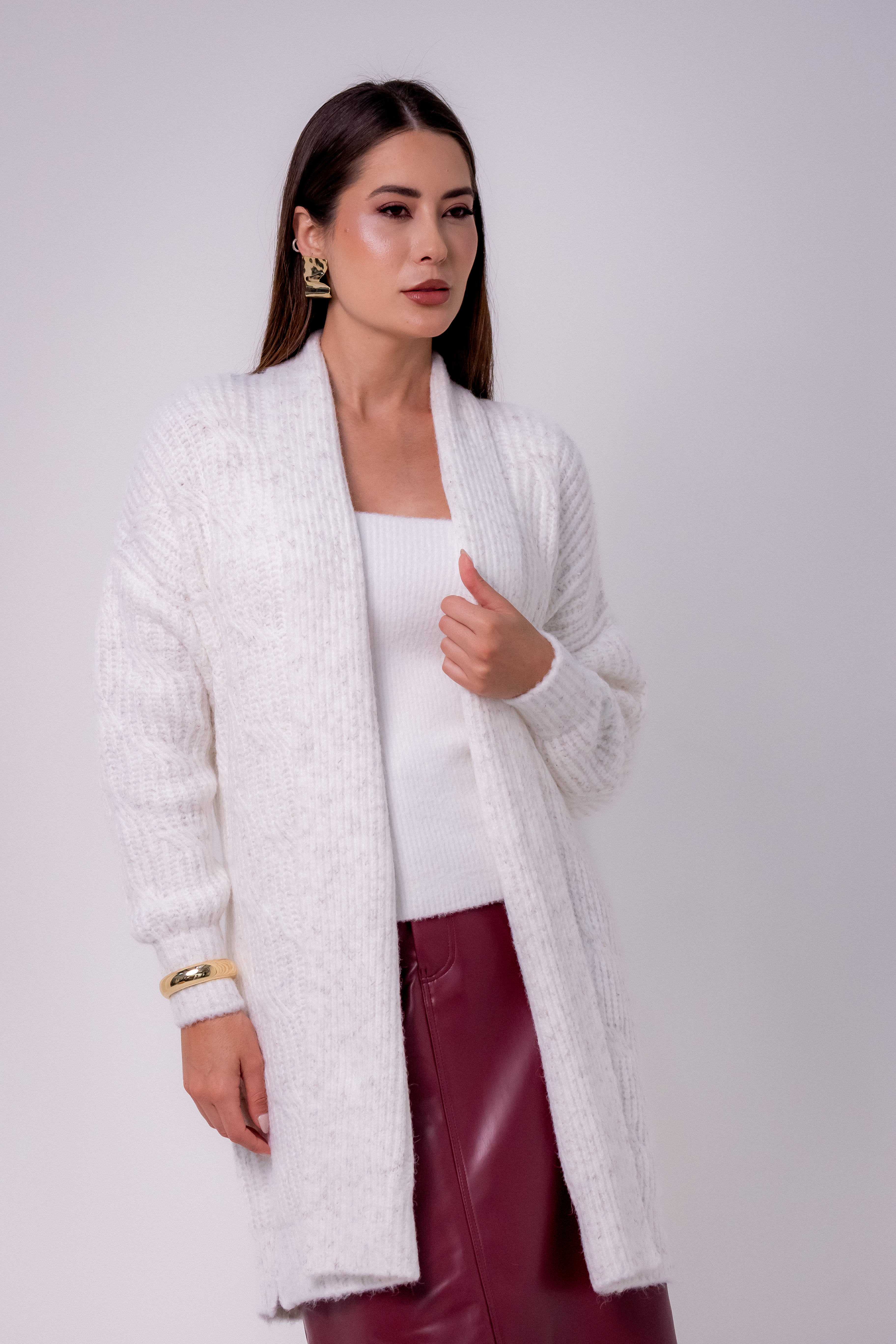 CASACO AMPLO PONTO PÉROLA