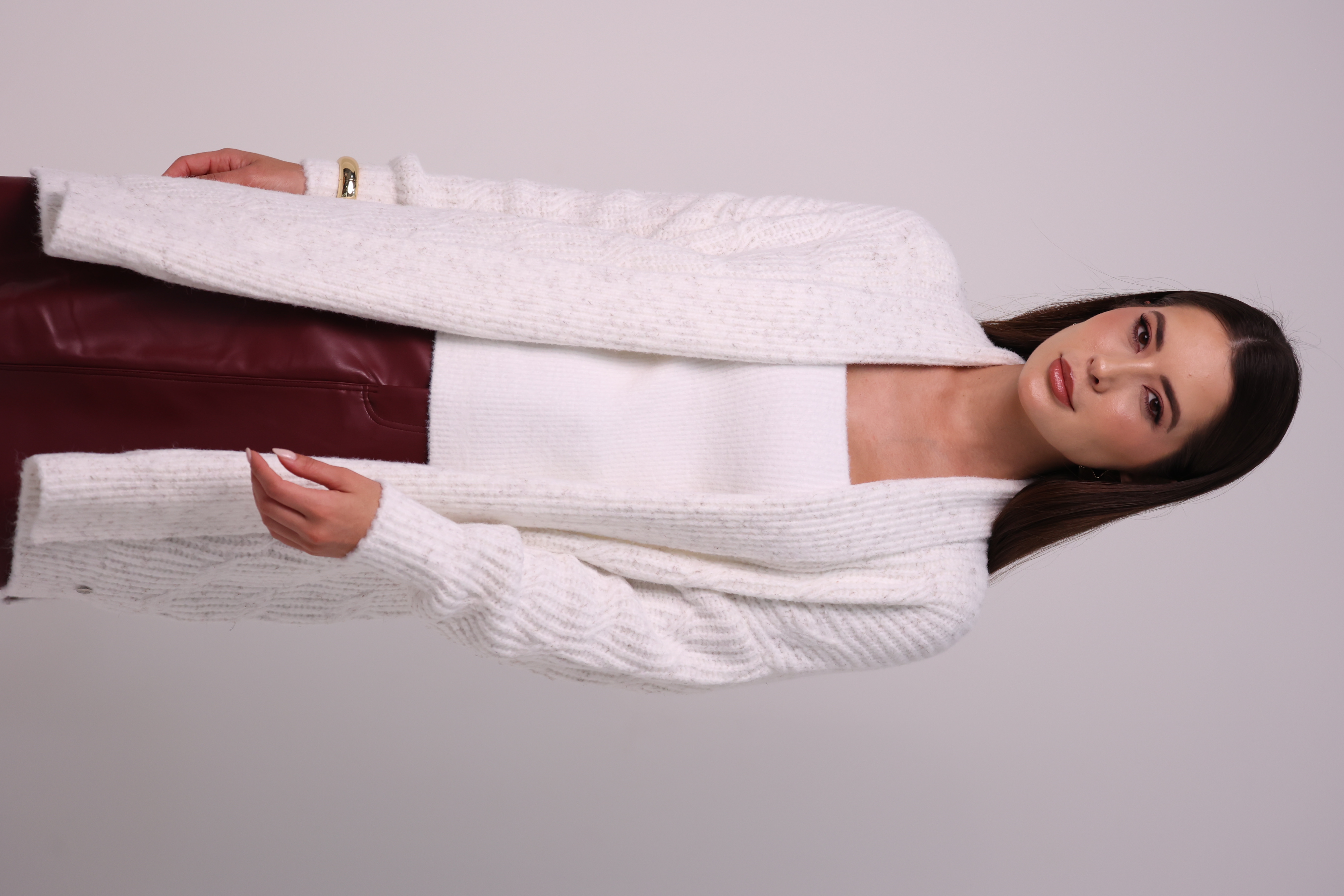 CASACO AMPLO PONTO PÉROLA - hover