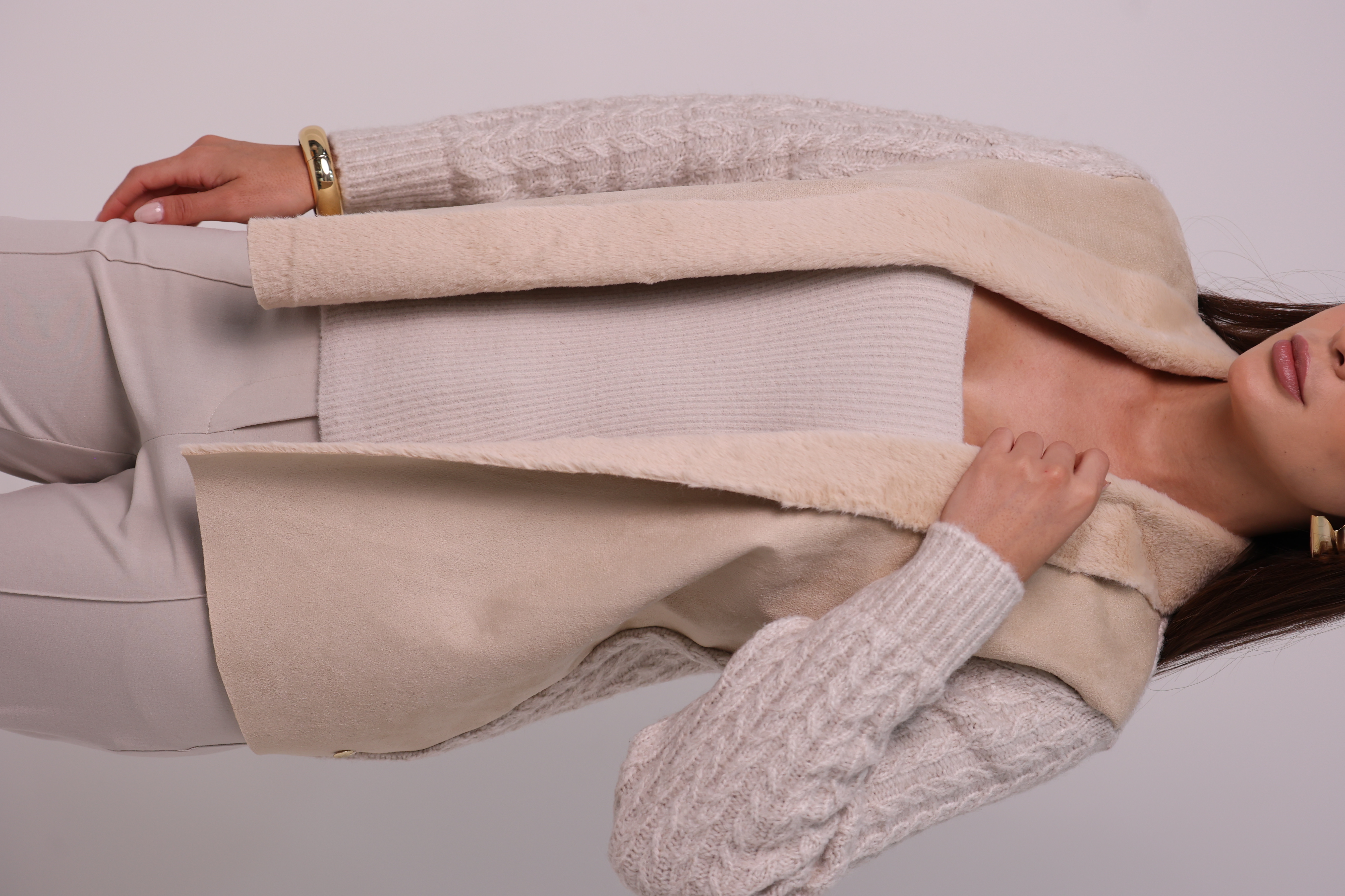 CASACO SUEDE - hover