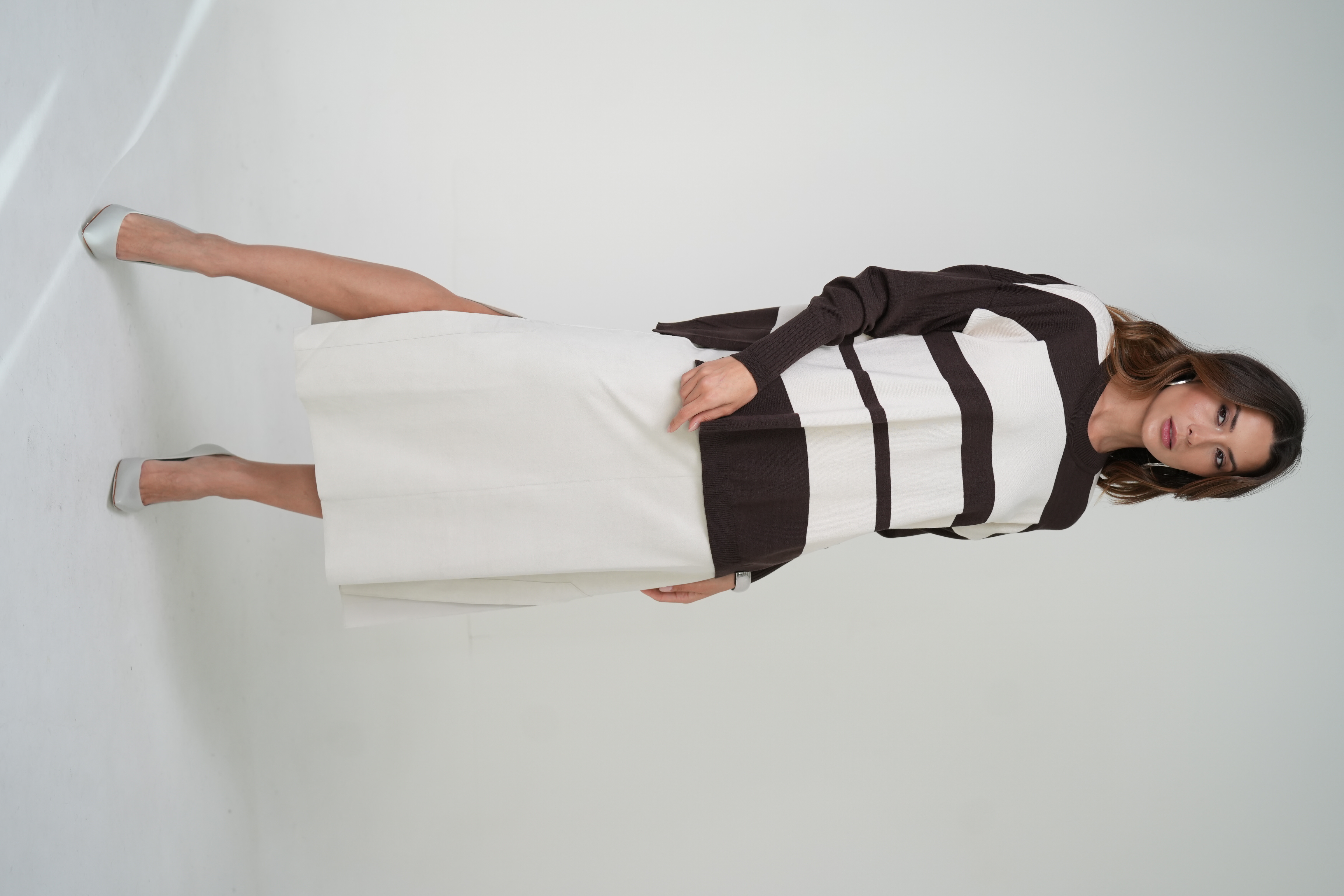 BLUSA LISTRADA MODA - hover