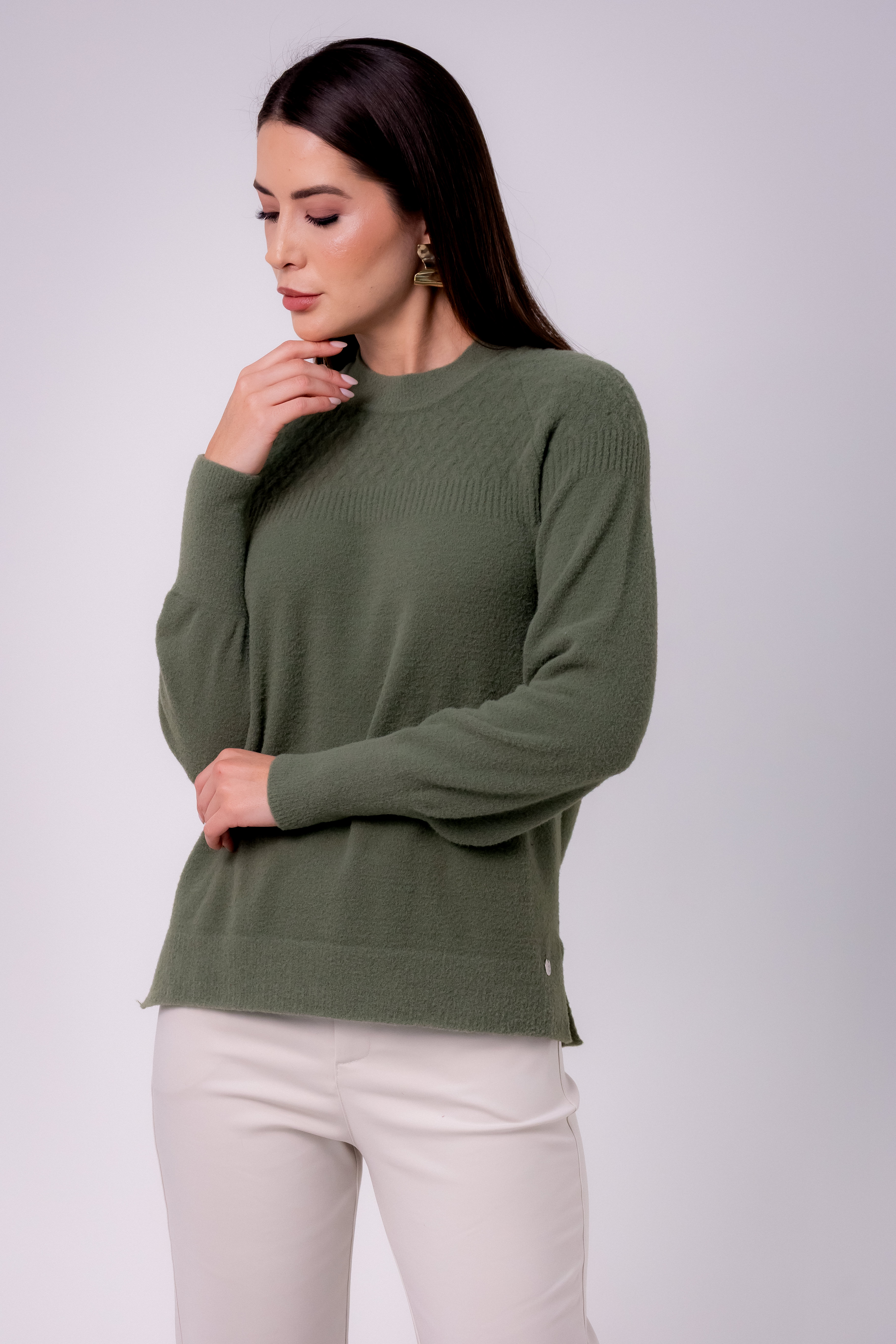 BLUSA PLUMA TRANÇAS