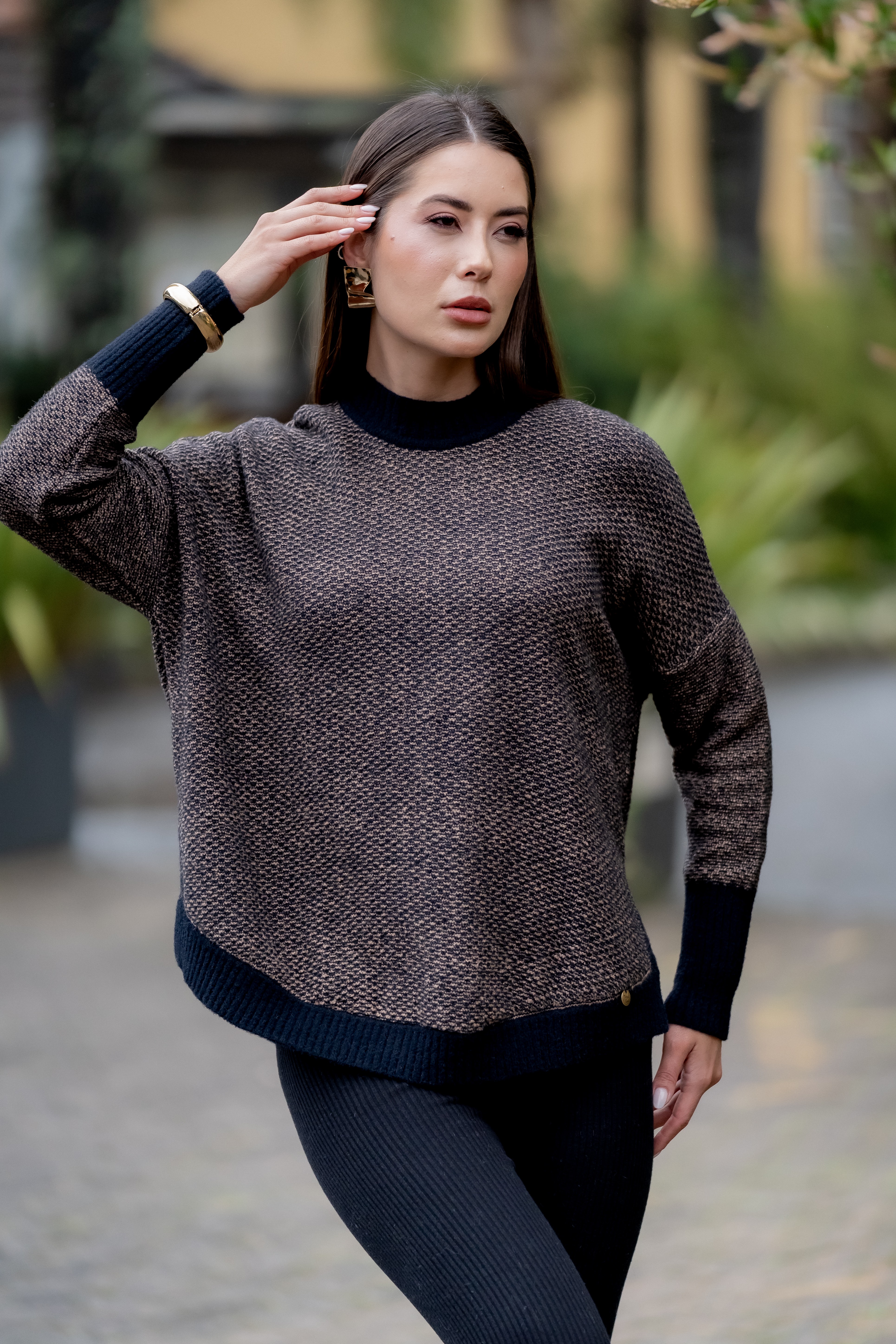 CAPA PONCHINHO JACQUARD