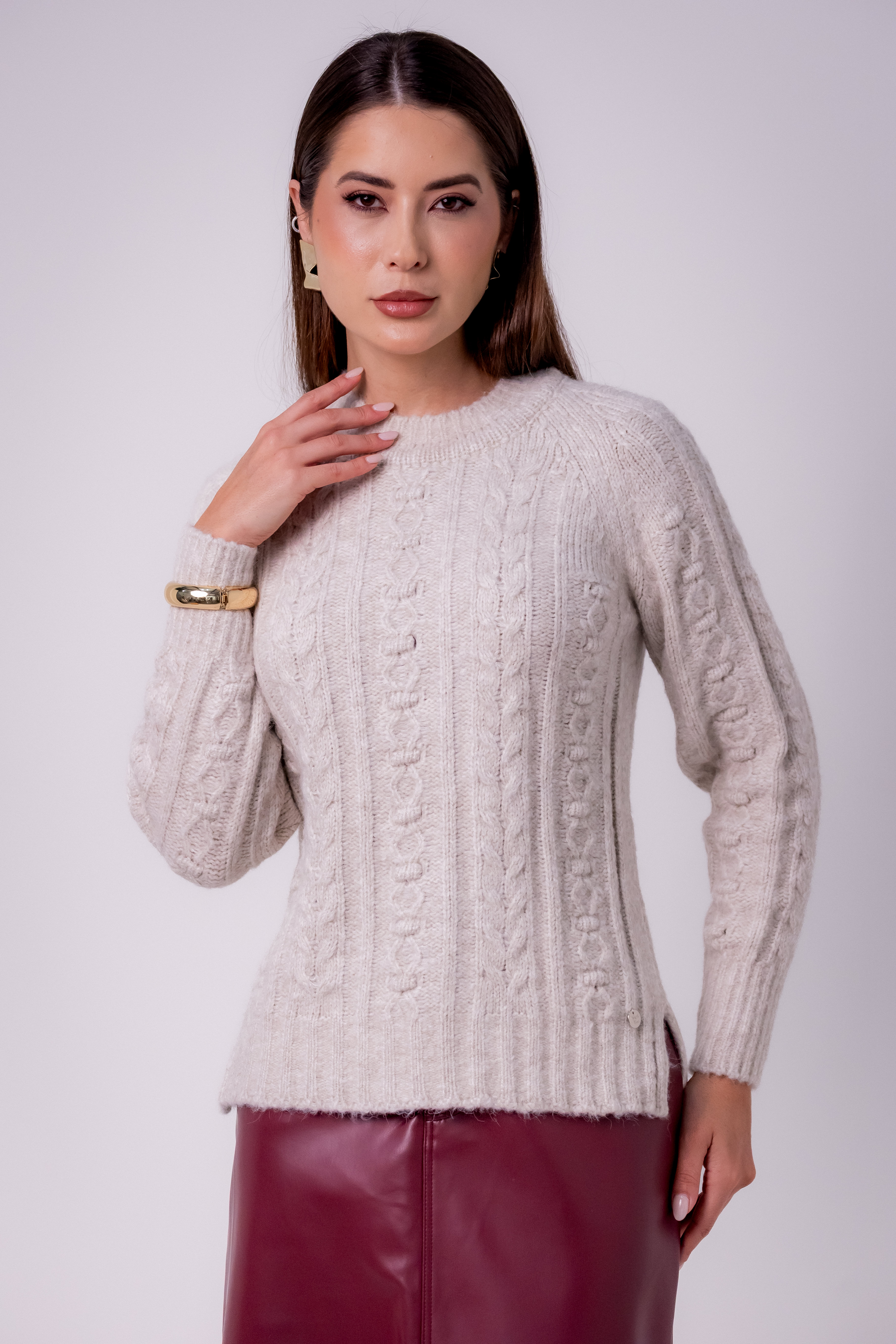 BLUSA TRANÇAS RAGLAN