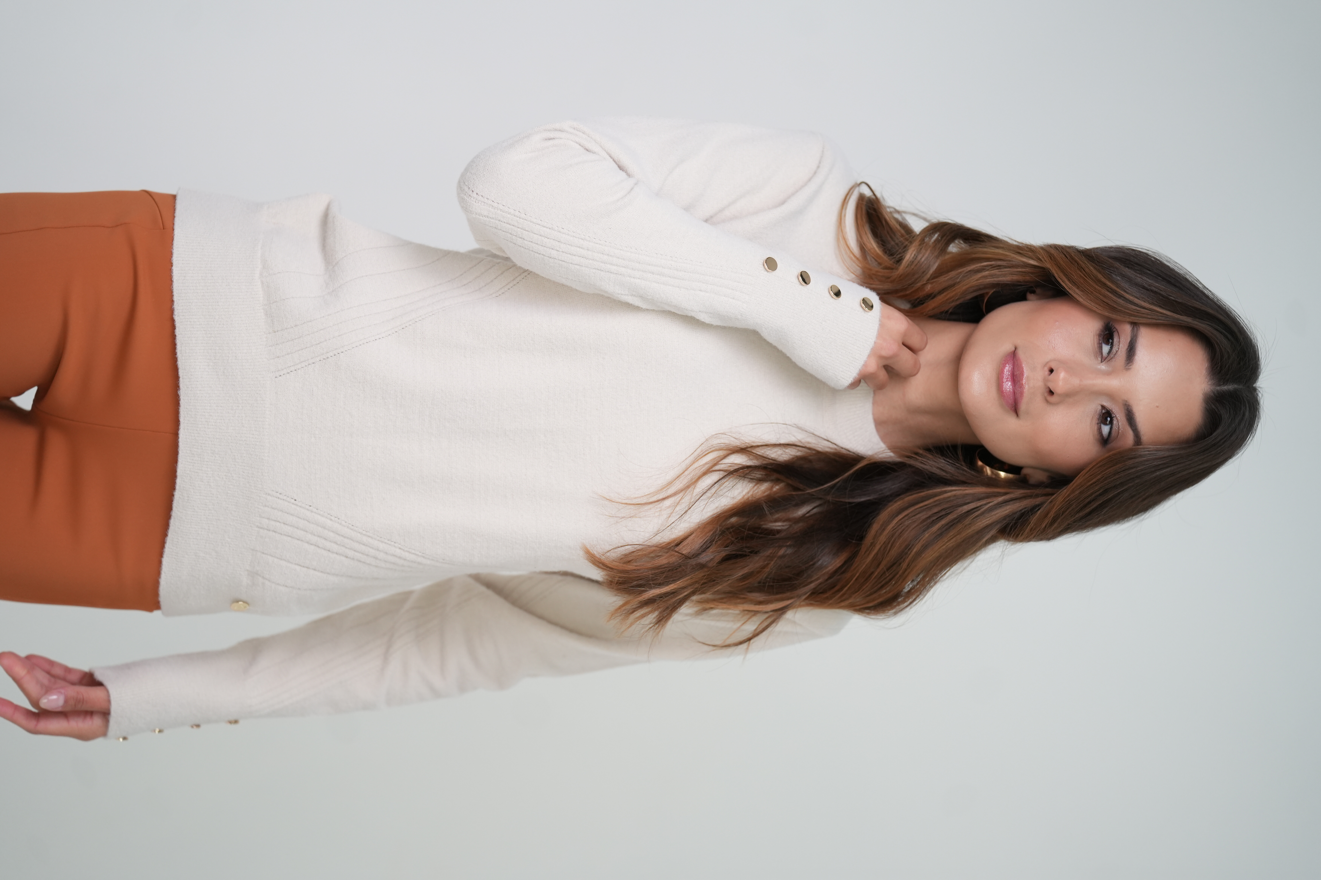 BLUSA CANELADA DIAGONAL