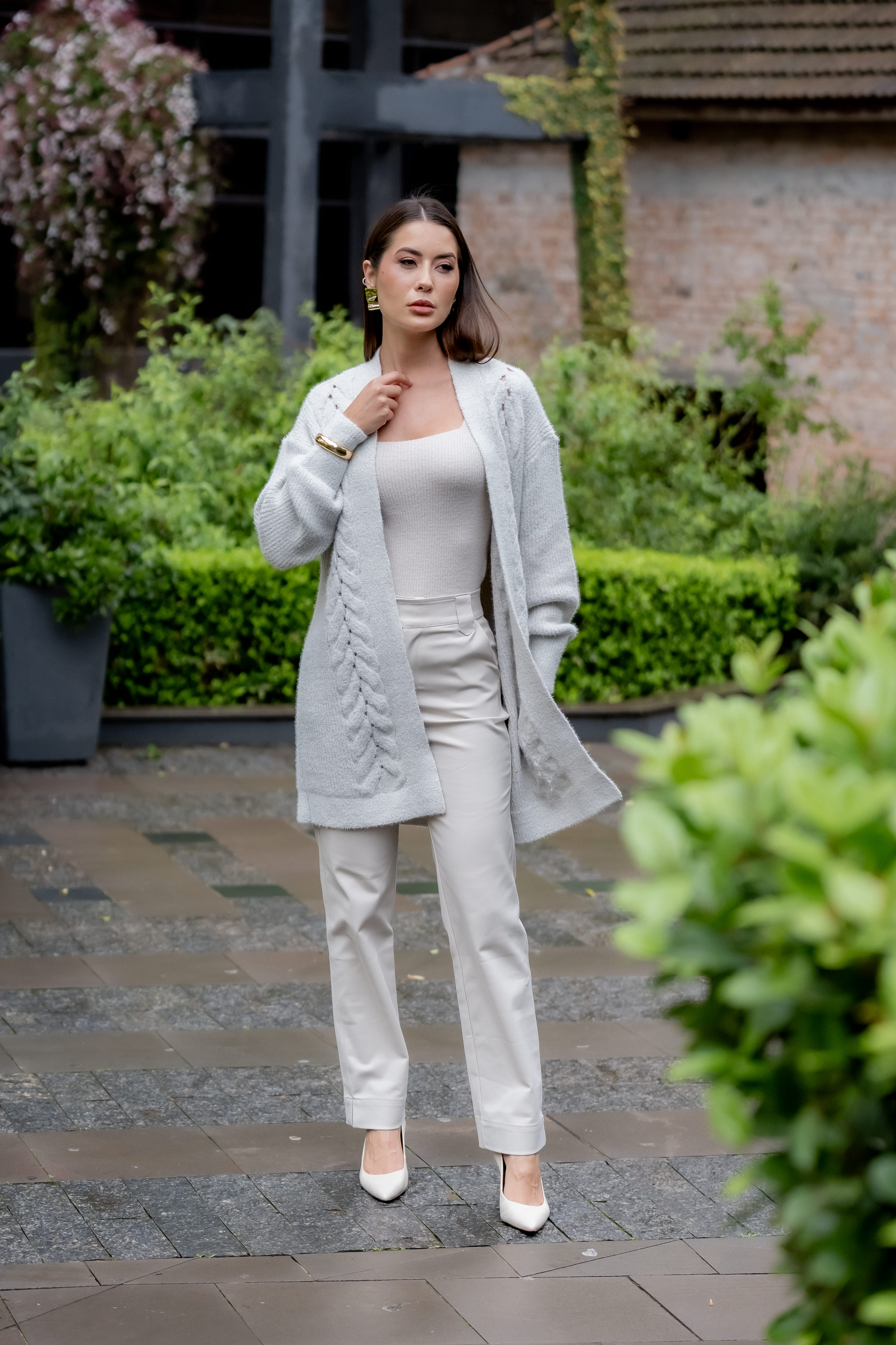 CASACO TRANÇAS ALONGADO